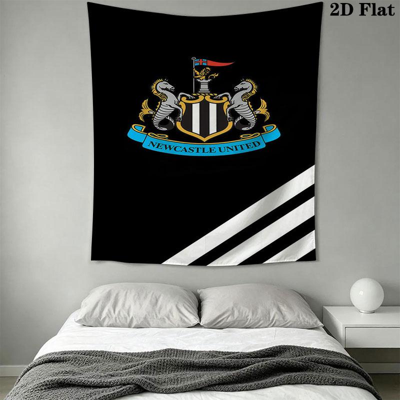 Логотип NUFC Настенное панно Печатное тканевое одеяло Декоративные гобелены для спальни гостиной Домашний декор
