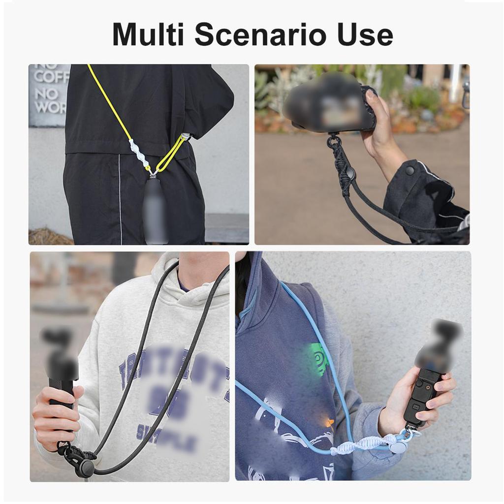 Sports Camera Shoulder Strap Nylon Neck Lanyard with 1 4 Thread for Action Cameras