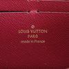 LOUIS VUITTON Portefeiulle Clemence Purse M60742 Zip Around Fuchsia Red Monogram canvas Women Used