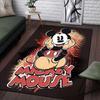 1 шт. Ковер с рисунком Микки Мауса и Минни от Disney, Ковер для зоны, Нескользящий ковер, Ручная стирка, Коврик для пола, Подходит для гостиной, спальни, домашнего декора