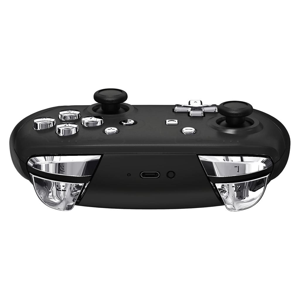 Полный набор кнопок для eXtremeRate switch pro ABXY ZR ZL LR кнопки для pro controller switch controller в комплект не входят (металлический хром) контроллер,