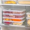 4/6-секционный герметичный контейнер для хранения свежих продуктов в холодильнике с крышкой, пластиковый контейнер для хранения продуктов в морозильной камере, многоразовый контейнер для пищевых продуктов для кухни