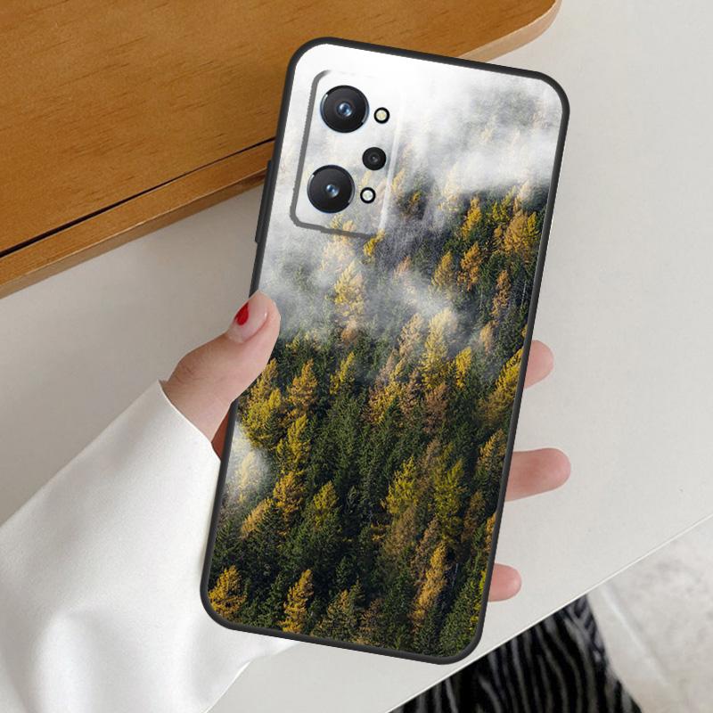 Чехол с рисунком «Лесное облако» для Realme 15 Pro GT7 GT6 10 11 12 13 14 Pro Plus C67 C63 C61 C55 C51 C53 C35 C75 C65
