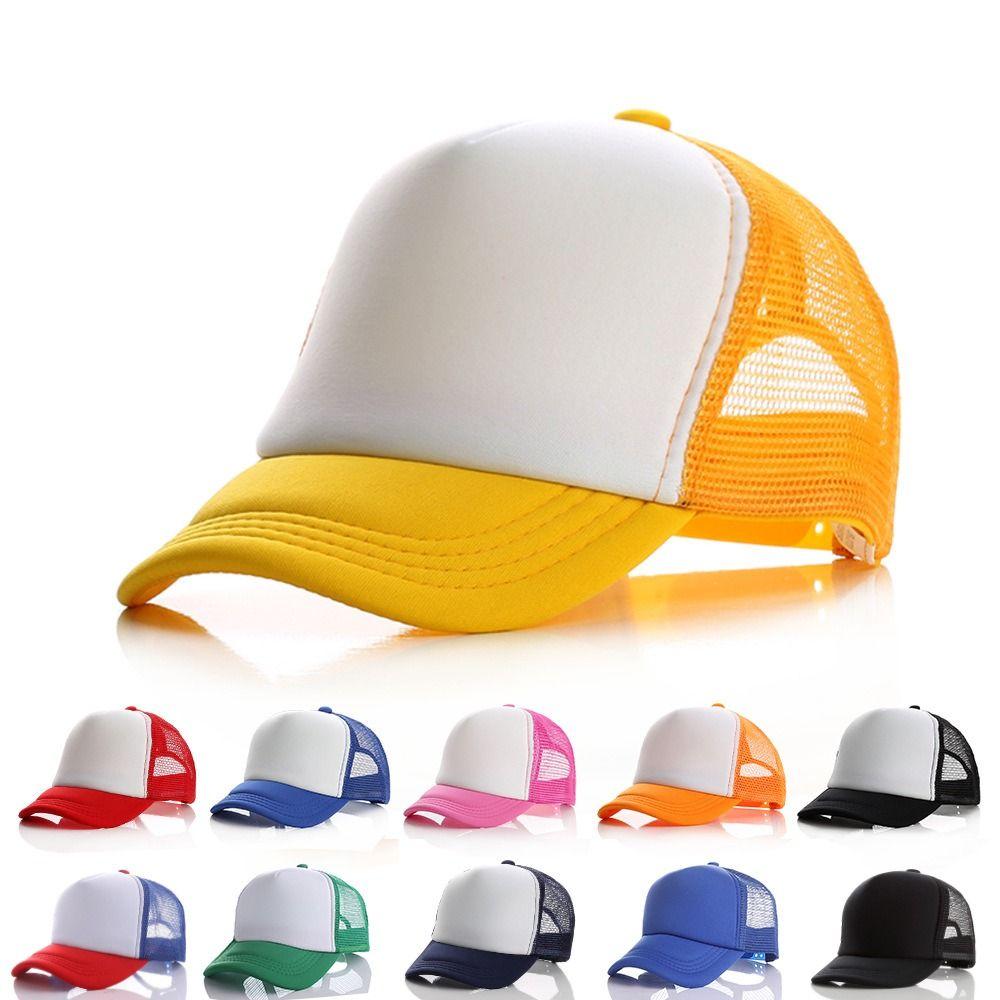 Breathable Children Baseball Cap Casual Duck Tongue Net Cap Multicolor Visors Hat  Spring