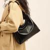 High-end Tote Bag, Women's Large-capacity Commuting Underarm Single-shoulder Bag, Soft Leather Crossbody Bag, Chain Bag