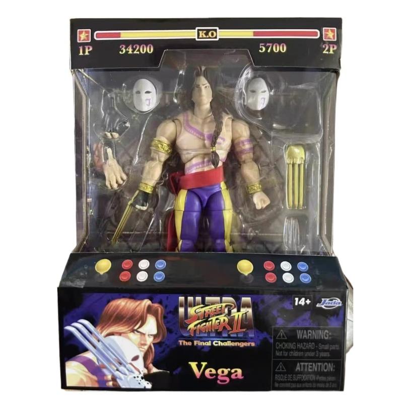 1/12 Jada Toys Бланка Сагат Вега Street Fighter Волна 4 Аниме Коллекционная Модель Фигурки Статуэтка Кукла Детская Игрушка Персонализированные Подарки