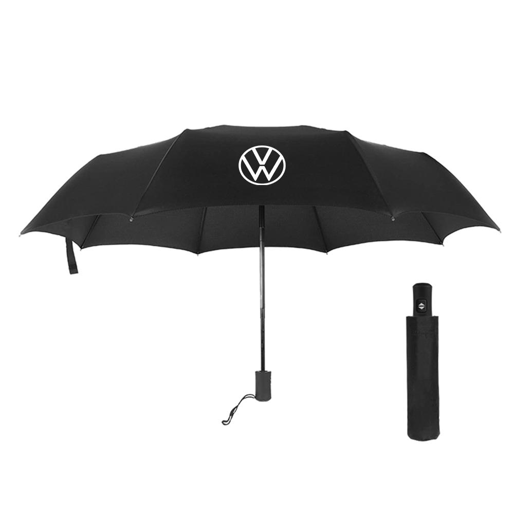 Car LOGO Umbrella For Volkswagen VW Golf Blue Motion Polo Passat Beetle Jetta Tiguan Touran Auto Anti-UV Windproof Accessories BG3