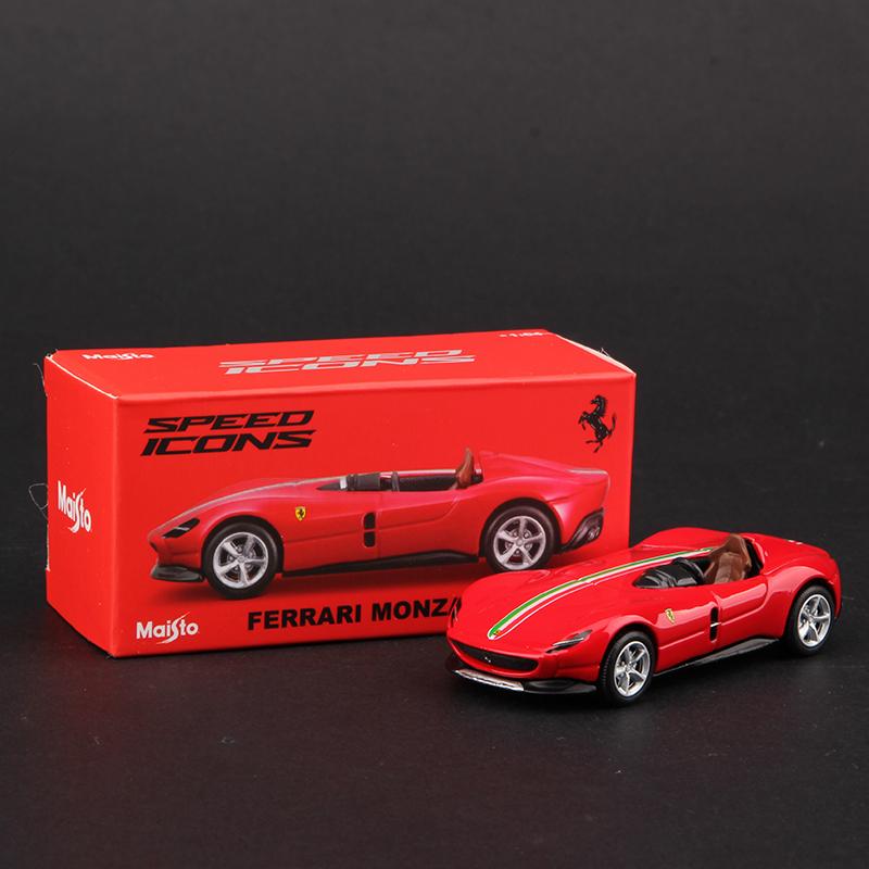 Майсто 1:64 Порше 911 Тайкан Ламборгини Сиан Перформанс Феррари SF90 Монца SP1 Модель автомобиля Сплав Миниатюра Литая игрушка