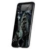 Reaper Skull Skeleton Gun Cover Phone Case For Samsung Galaxy Z Flip 7 6 5 4 3 5G Flip7 Flip6 Flip5 Flip4 Flip3 Black Fundas She