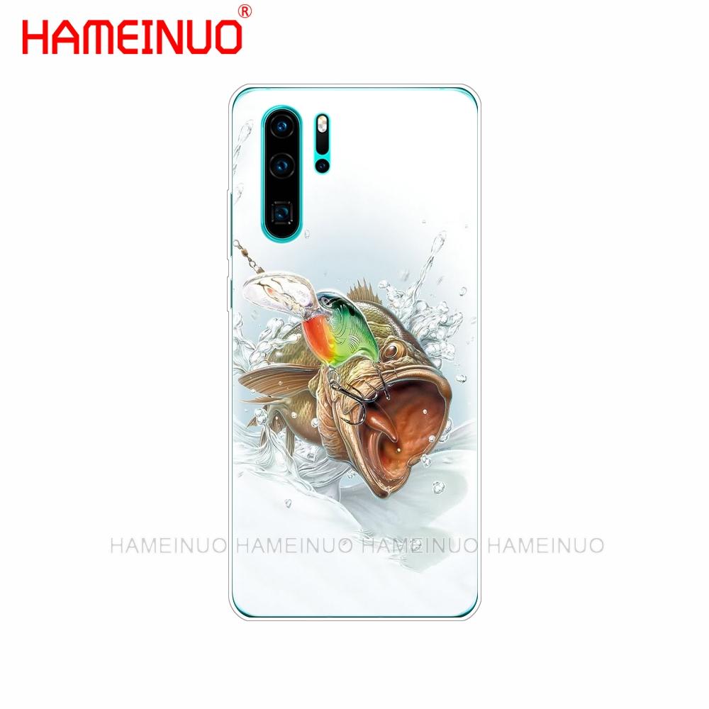Силиконовый чехол для телефона huawei P30 PRO LITE P SMART 2019 plus p smart Z p20 lite 2019 милый золотая рыбка рыбак