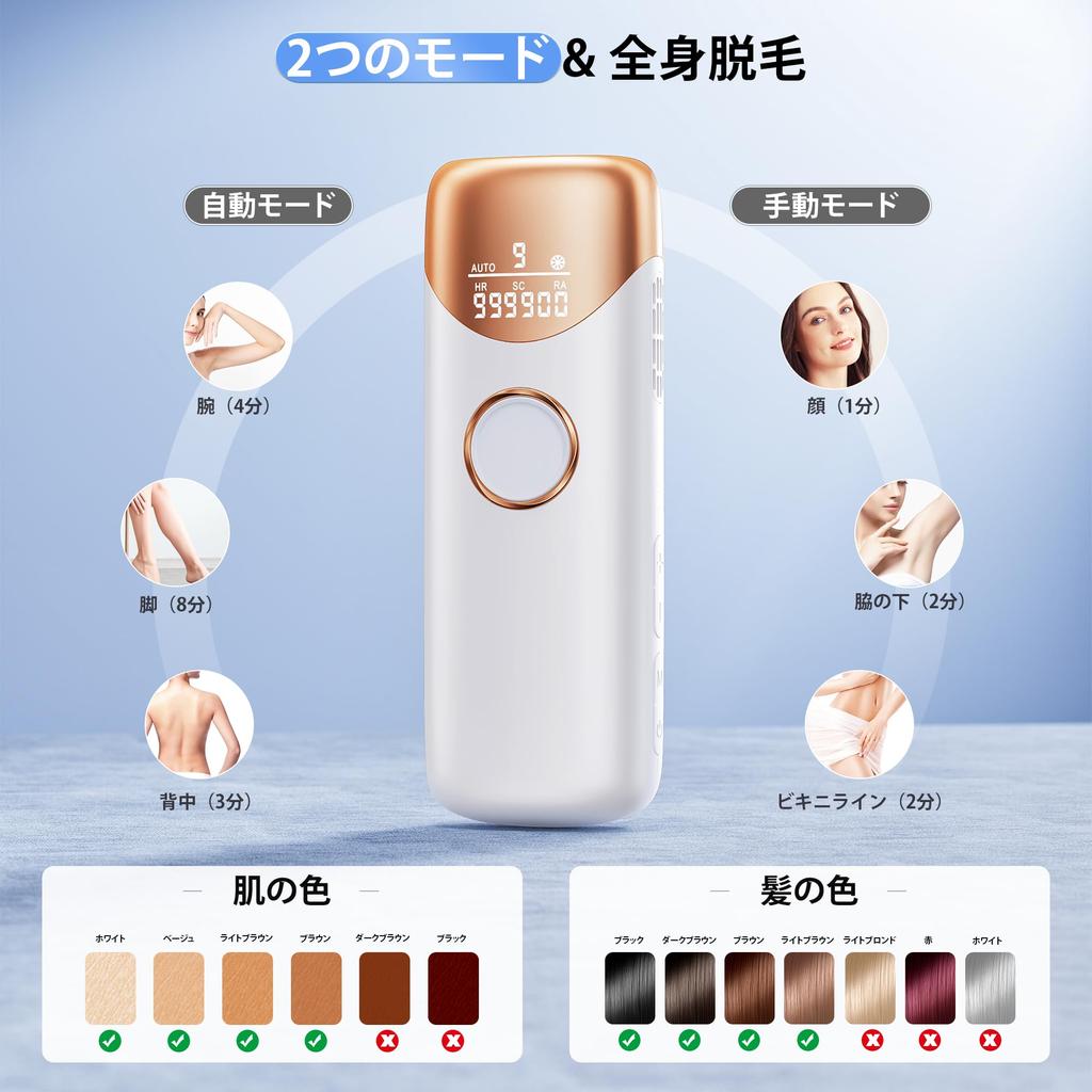 Устройство для удаления волос YUNDOO, класс охлаждения, удаление волос IPL, устройство для удаления волос, совместимое с 9 уровнями высокого времени облучения, удаление волос