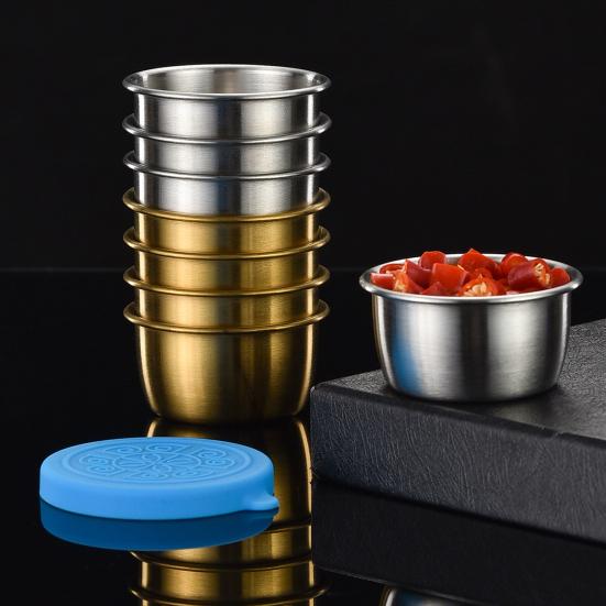 6 шт. контейнеры для заправки для салата, чашки для соуса, пищевой класс, не содержат BPA, многоразовые герметичные небольшие контейнеры для приправ