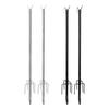 String Light Poles Patio Light Rod with Fork Hooks Light Poles Stand Outdoor Light Poles for House Outside Birthday Patio Party