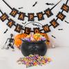 Plastic Witch Can Black Witch Candy Bucket Large Wizard Witch Cauldron Decoration