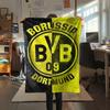 1pc Dortmund Print Flannel Blanket, High quality Comfortable for All Seasons, Home Decor, Warmth and Comfort, Perfect for Christmas Gifts28