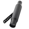 Motorcycle Exhaust Pipe Stainless Steel Noise Reduction Muffler Silencer Pipe Universal for Motorbike Type A Black