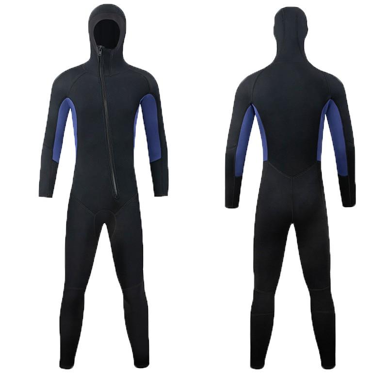 Diving Wetsuit Men 2mm 3mm Hooded Full Body Thermal Winter Swimming Surfing Snorkeling Wet Suit Cold Water