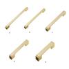 Furniture Decorative Handle Long Square Brass Dressers Knob Simple Bedside Cabinet Pull Wardrobe Handle Easy to Install