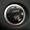 New Carbon Fiber Engine Start Stop Button Sticker Cover For Benz C Class GLC C200l