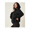 Женский черный кардиган на молнии