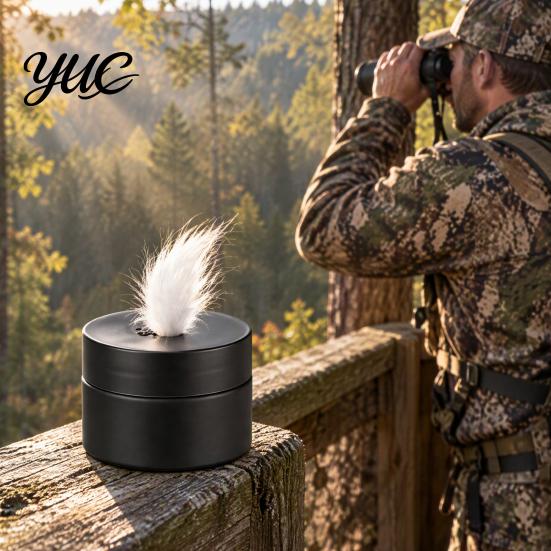 Outdoor Hunting Gear 1/2Pcs Fiber Wind Direction Indicator for Hunting, Checker Tool with Natural Fiber, All-Weather Portable Detector Observation Aid