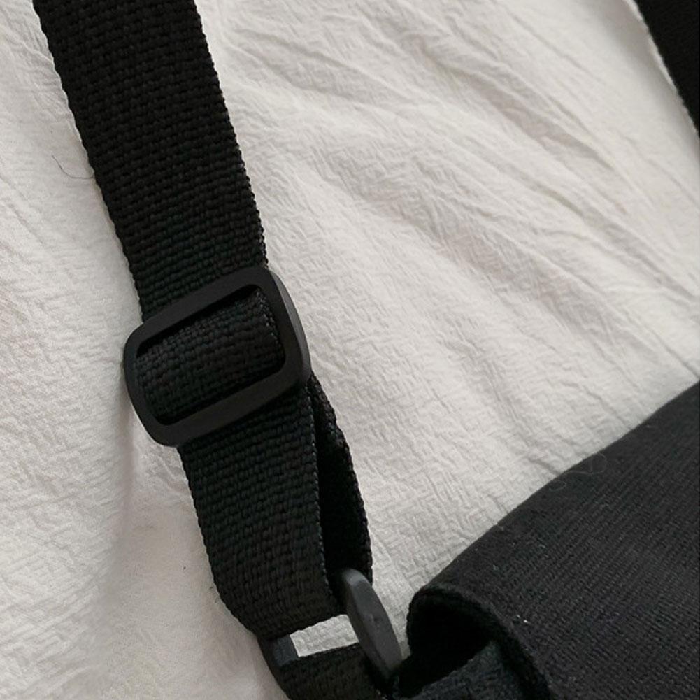 Мужская и женская холщовая сумка через плечо, Южная Корея, вышитая звезда, сумка почтальона