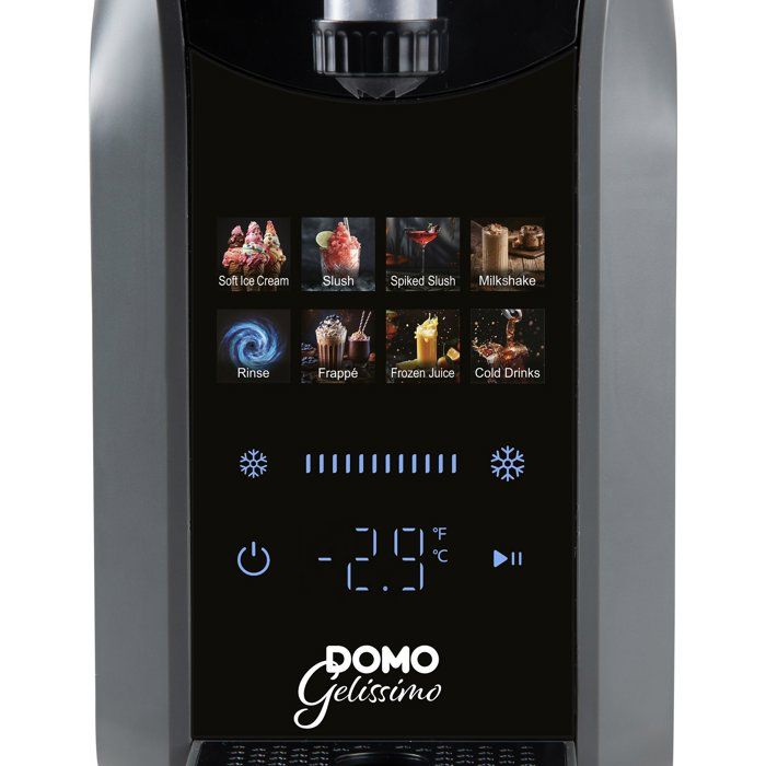 Machine 3 en 1 à granités - DOMO - boissons glacées et glace italienne Gelissimo DO9308I - 1,8 L - 7 programmes