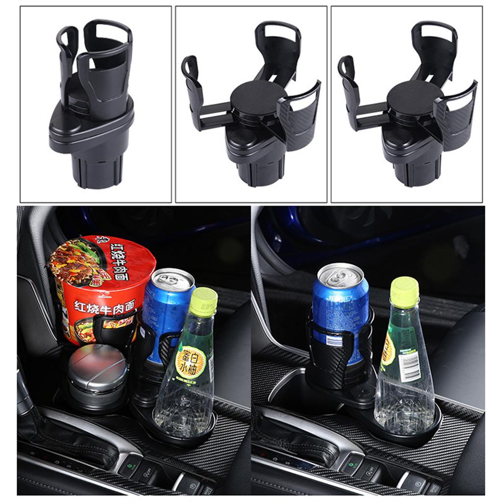 2 In 1 Multifunctional Car Cup Holder Expander Adapter, Car Cup Holder and Organizers for Bottles Cups Drinks
