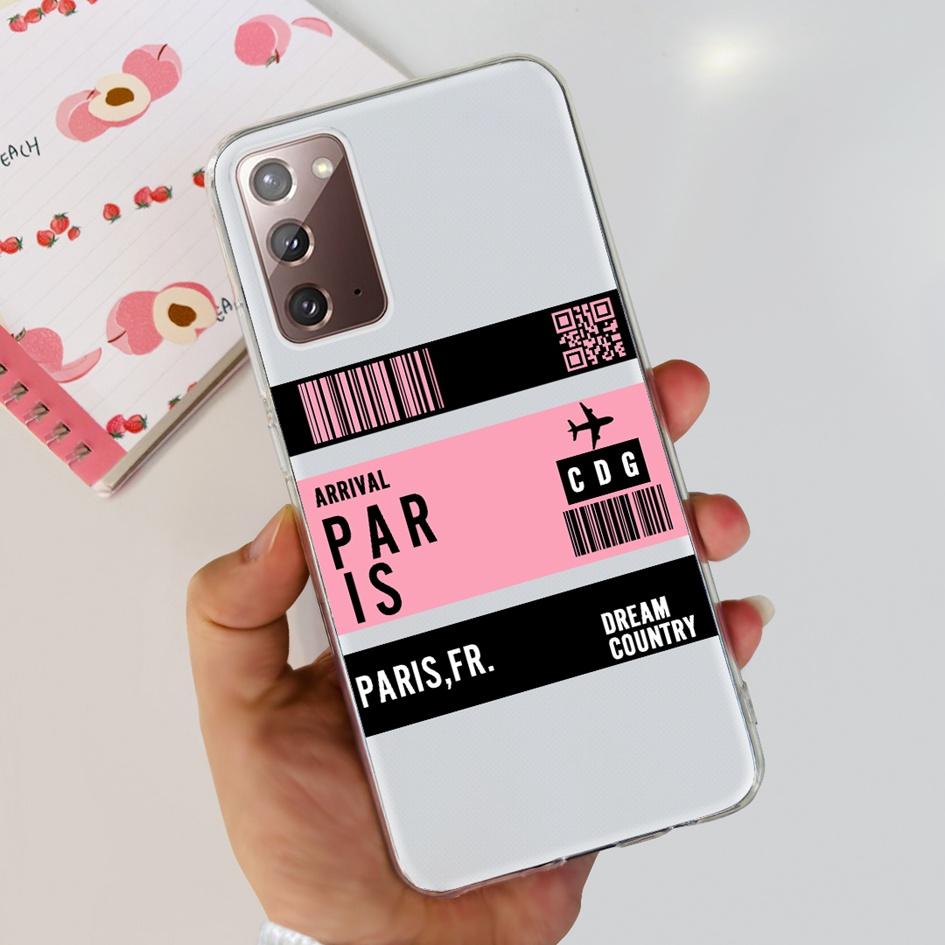 Чехол для Samsung Note 20 5G SM-N981B Популярный Цветок Тонкий Мягкий Силиконовый Чехол для Телефона для Samsung Galaxy Note20 Ultra 5G Funda Capa