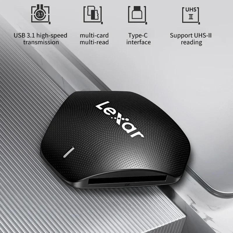 Lexar Оригинальный картридер 3 в 1 Card Reader USB 3.2 для карт памяти SD Micro SD TF CF Картридер для карт памяти SD Поддерживает карты SD, TF и CF