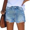 Женские джинсовые классические универсальные модные шорты с высокой талией