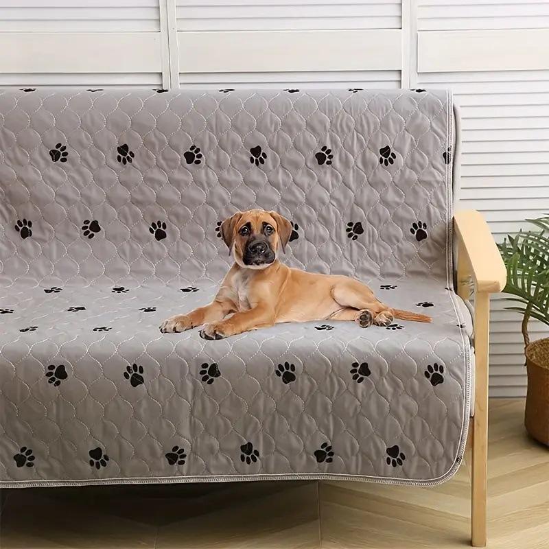 Стираемые стеганые пеленки для питомцев - Впитывающие, нескользящие коврики для сна для собак и кошек.
