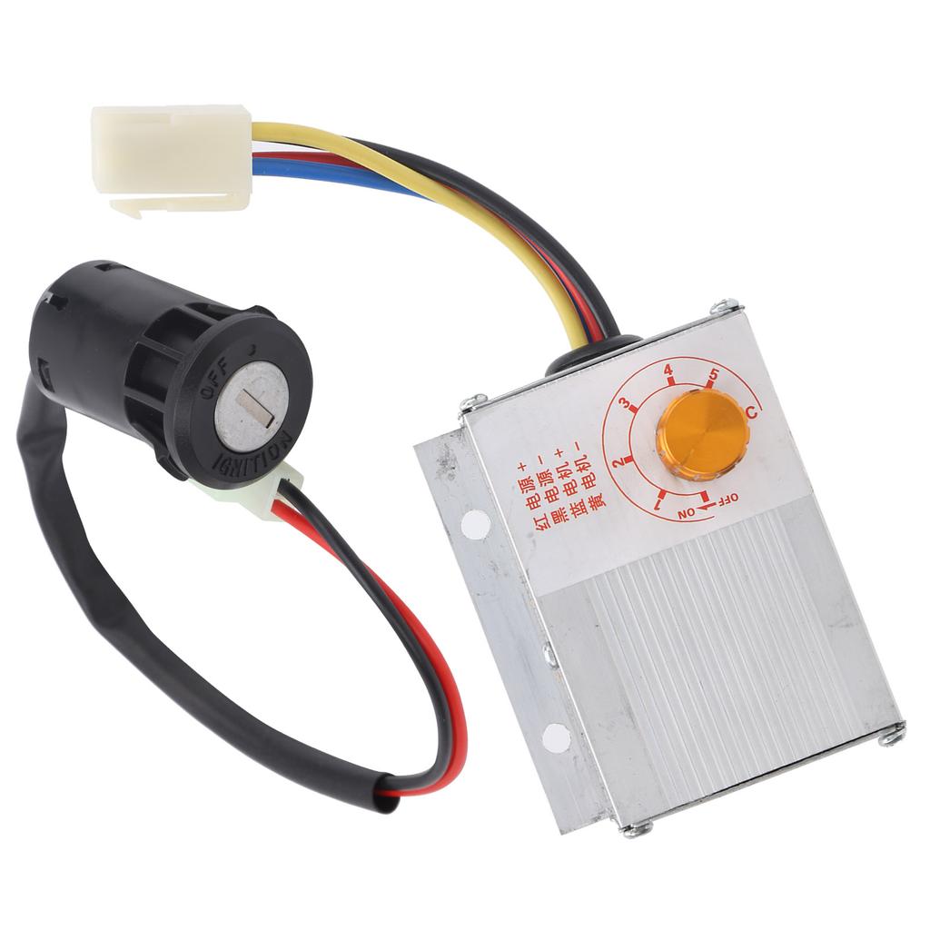Регулятор скорости 12В 250Вт с комплектом электрозамка для электровелосипеда EBike
