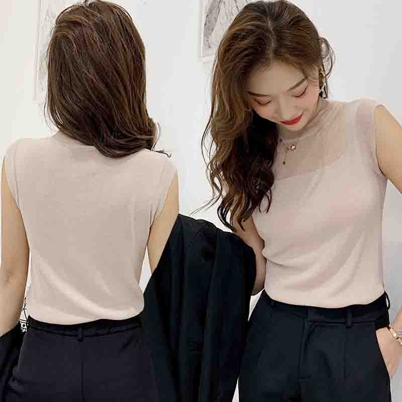 Модные летние майки без рукавов трикотажные жилеты майка женская черно-белая трикотажная майка женские топы майки JJ13