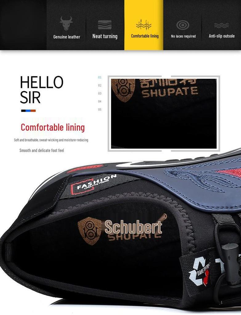 Мужские туфли слипоны из кожи в стиле business casual 2025