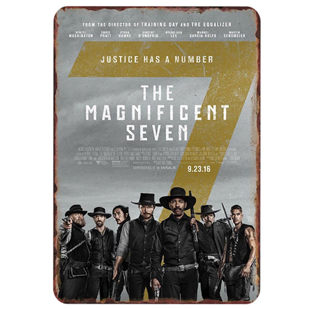 Ретро Европа Американский классический фильм жесть плакат потертый шик Винтаж кино Настенный декор для спальни Паб Бар Декор 20x30 см