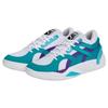 PUMA Men's White Blue TRC Blaze Court Low Top Basketball Shoes 376582-17