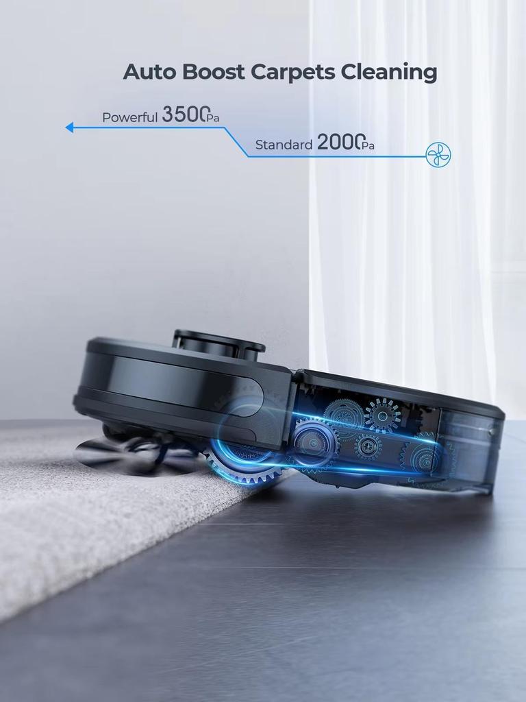 L6 Nex Sweeping Robot with 3500Pa Suction Power Self-charging Vacuum Cleaner High-performance LiDAR Navigation Robot Home Sweeping Vacuum Cleaner