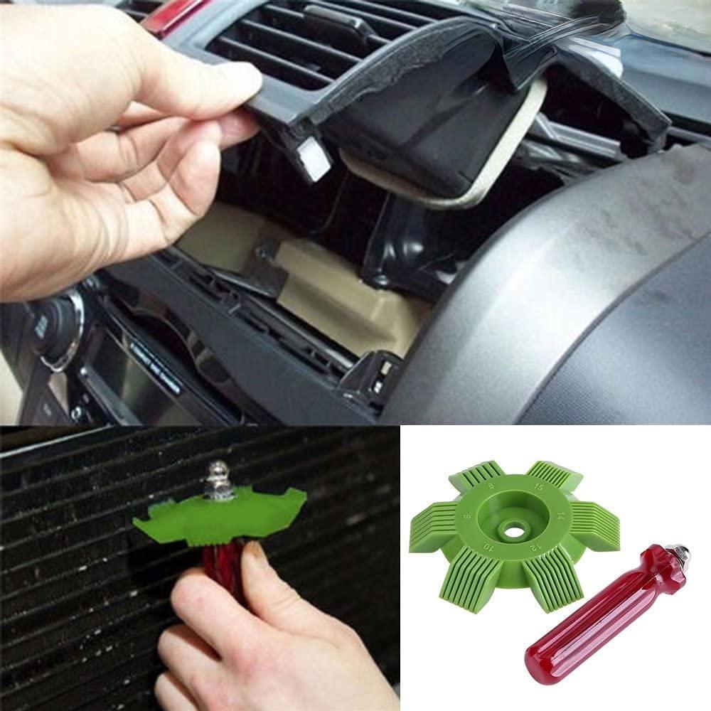1PC Fin Straightener Car Automotive Refrigeration A/C Condenser Radiator Plastic Fin Straightener Cleaner for Cleaning Radiator Evaporator XYZ