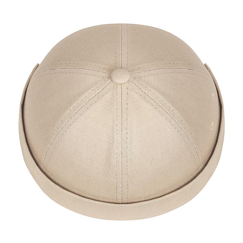 Унисекс ретро корейский хип-хоп кепка без полей Melon-Skin