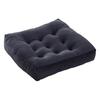 Square Seat Cushion 16x16 Inches Solid Color Stuffed Chair Pad Velvet Thick Seat Cushion for Dining Chair Floor Home Office