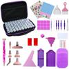 Diamond Painting Tool Set Storage Bag - 60 Grid Round Bottle Packaging Handbag