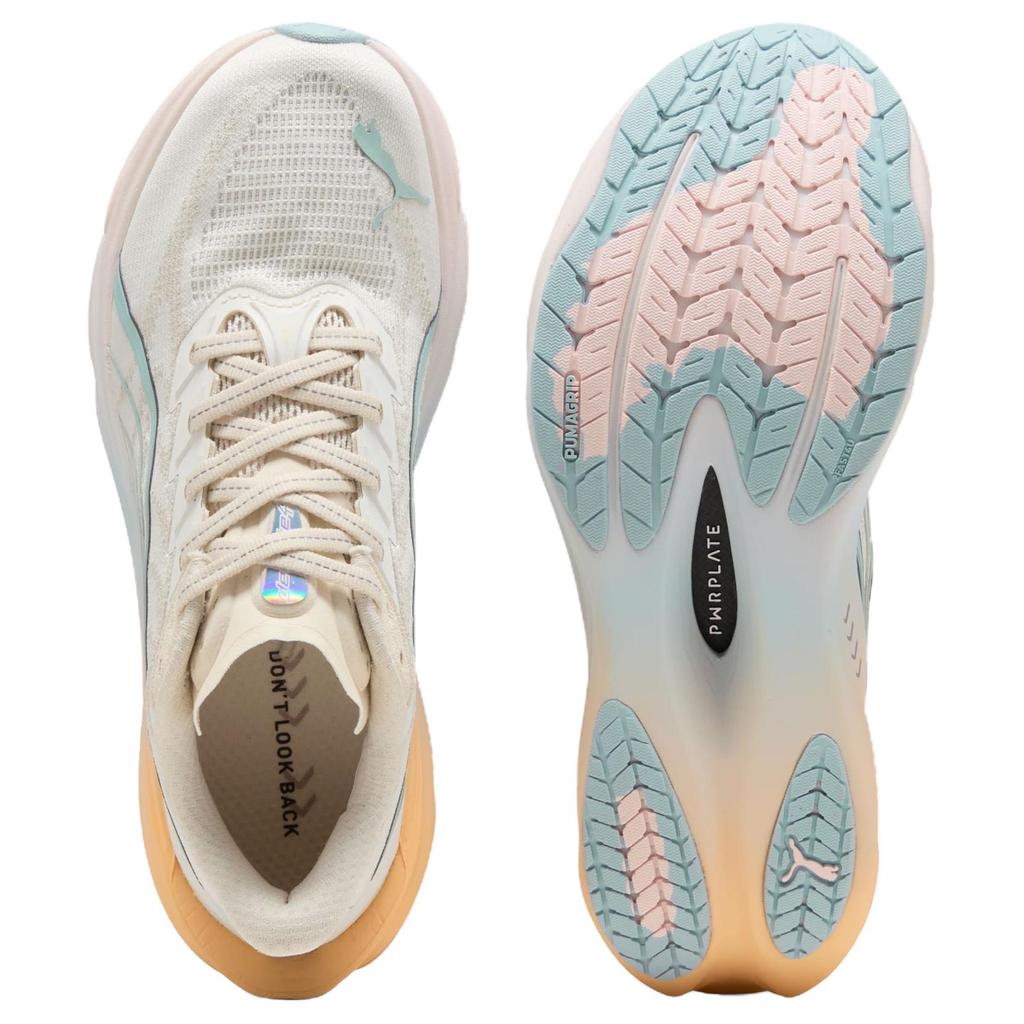 Puma Кроссовки для бега Deviate Nitro 4 Run Club Женские Белые Тепло-белые Lucite 312904-01