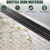 High Strength Garage Floor Drain Resin Plastic Grate Driveway New Sewage Ditch Drainage  Outdoor