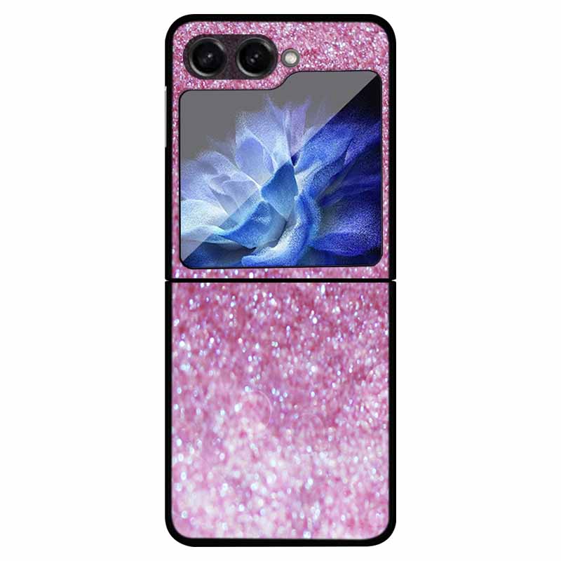 For Samsung Z Flip 6 Case Fold Cover Hard PC Case For Samsung Galaxy Z Flip6 Foldable Black Fold Fashion Coque Plastic Shield