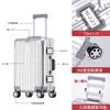 Чемодан Кейс Алюминиевая Рама Путешествия Бизнес Командировка Ударопрочный Кодовый Замок TSA Вращение на 360 Градусов Рамный Тип Сумка для Ручной Клади 8 Цветов Стильный XB30 1