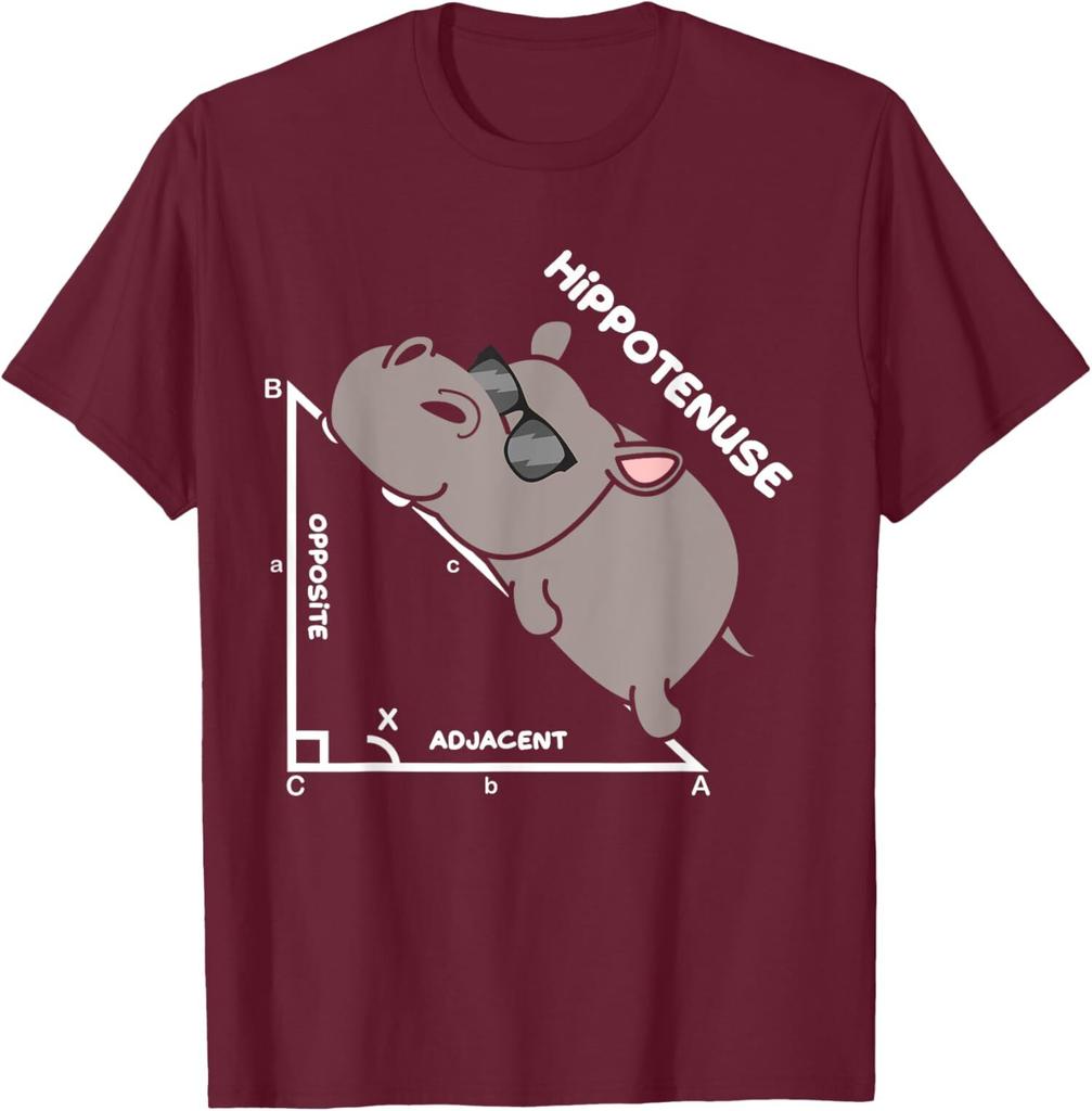 Funny Geometry Hypotenuse Math Mathematics Teacher Unisex T-Shirt