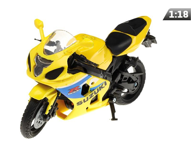 Model 1:18, SUZUKI GSX-R600, Yellow (M05604BZ)