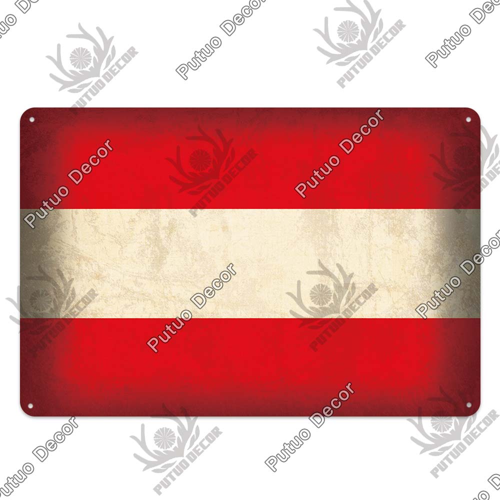 Decor Flag Vintage Metal Sign Tin Sign Decorative Plaque Wall Decor Bar Pub Man Cave Living Room Home Door Decoration