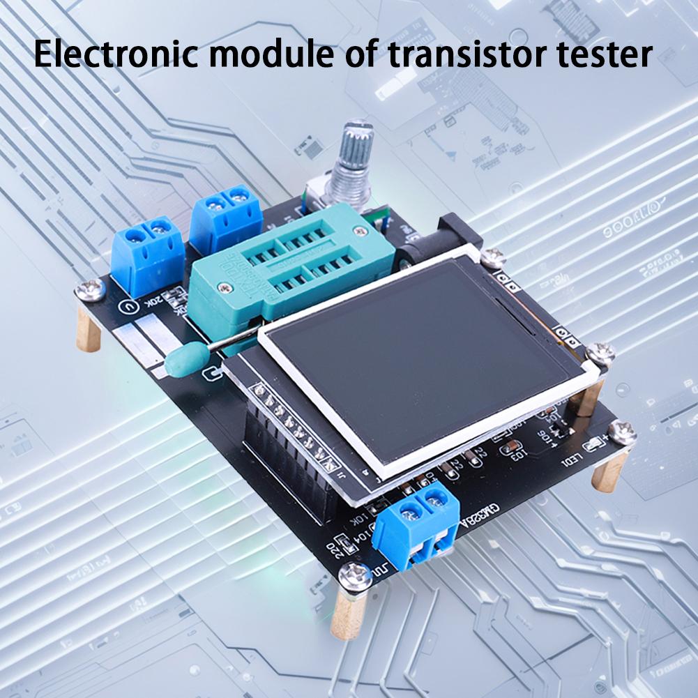 GM328A Transistor Tester Resistance Inductance tester multimeter ESR Capacitance Frequency Meter PWM Square Wave Generator